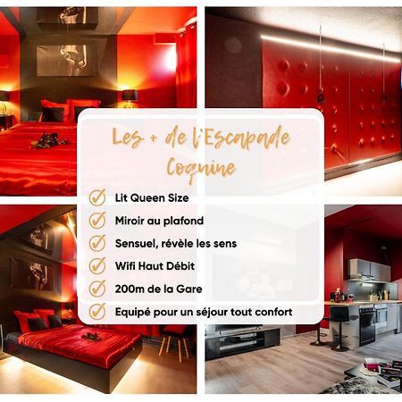Cocon Sensuel - 50 Nuances - Les Cocons De Nath Apartamento Montbéliard Exterior foto