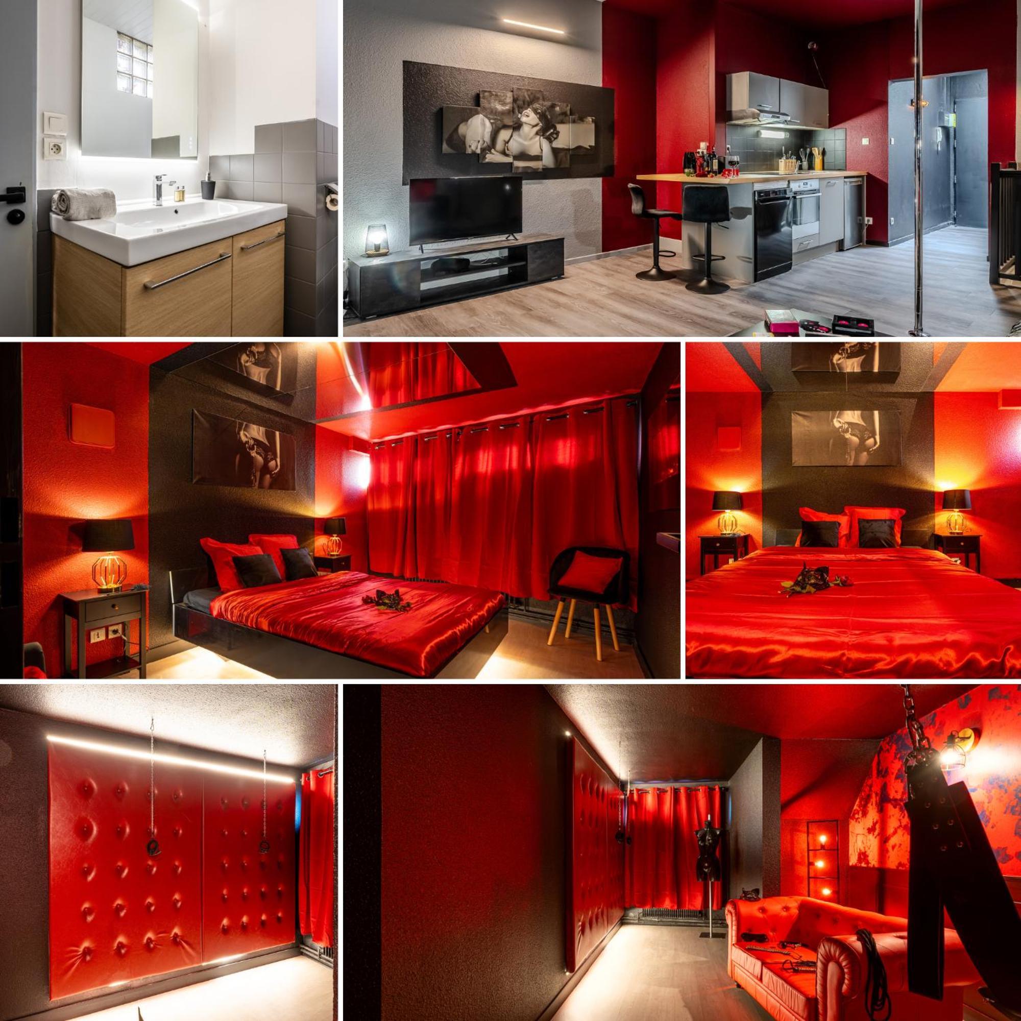Cocon Sensuel - 50 Nuances - Les Cocons De Nath Apartamento Montbéliard Exterior foto