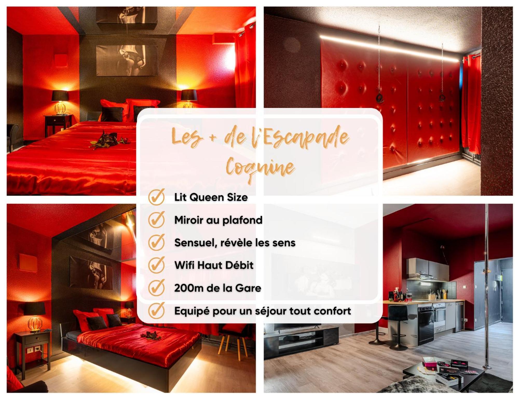 Cocon Sensuel - 50 Nuances - Les Cocons De Nath Apartamento Montbéliard Exterior foto